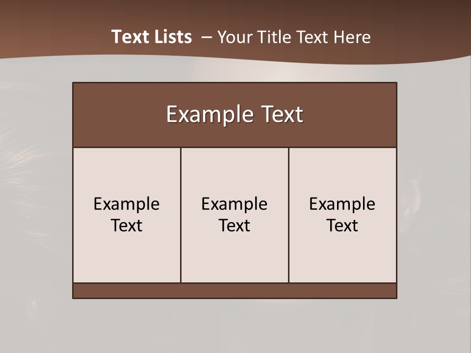 Portrait Graceful Style PowerPoint Template