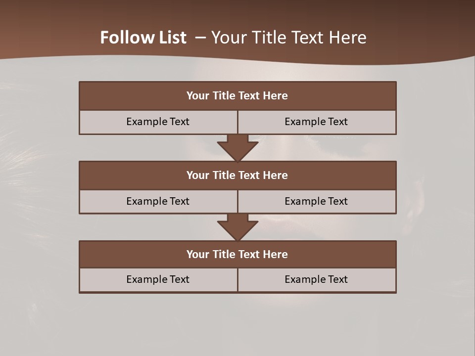 Portrait Graceful Style PowerPoint Template