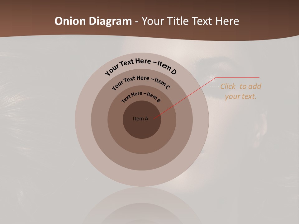 Portrait Graceful Style PowerPoint Template