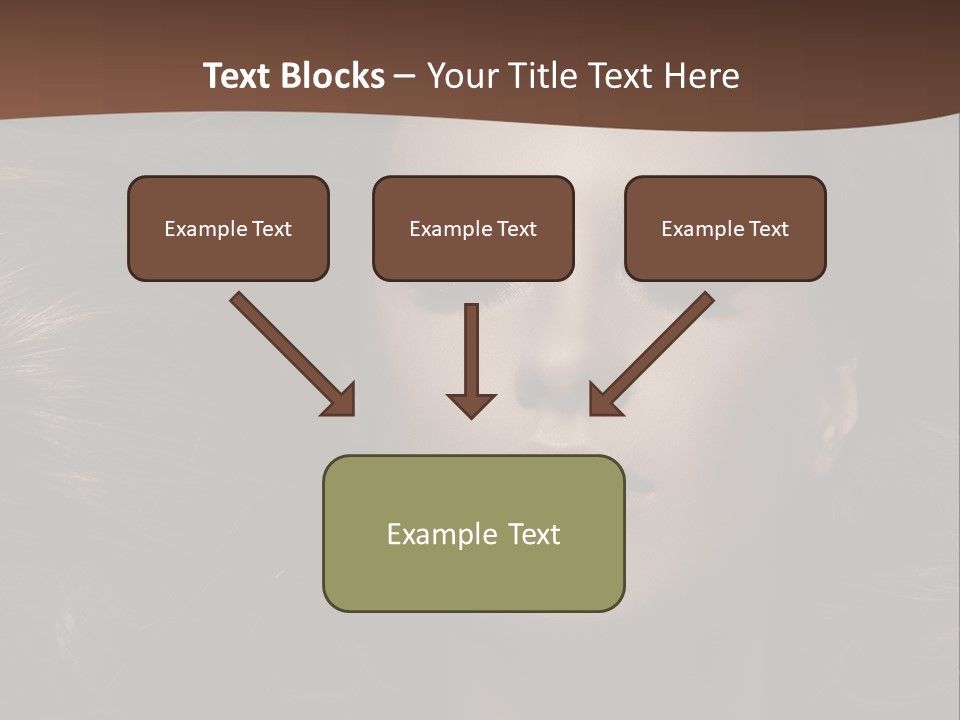 Portrait Graceful Style PowerPoint Template
