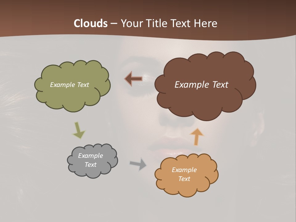 Portrait Graceful Style PowerPoint Template