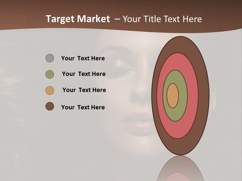 Portrait Graceful Style PowerPoint Template