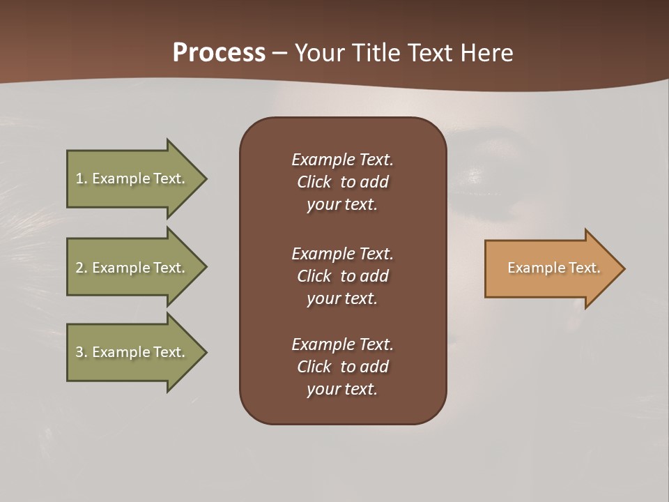 Portrait Graceful Style PowerPoint Template
