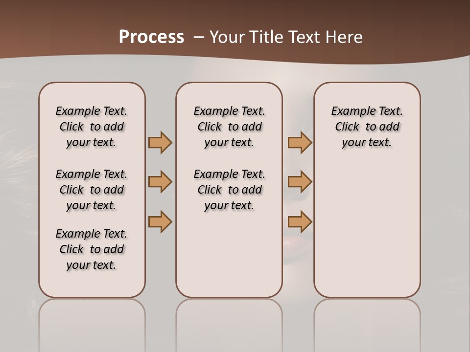 Portrait Graceful Style PowerPoint Template