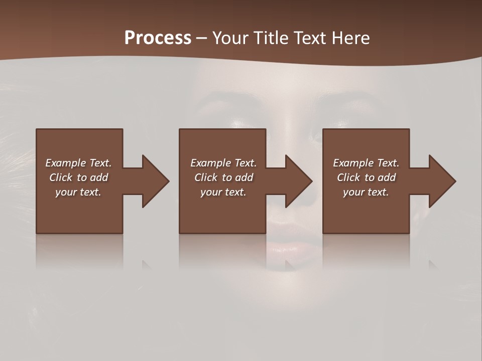 Portrait Graceful Style PowerPoint Template