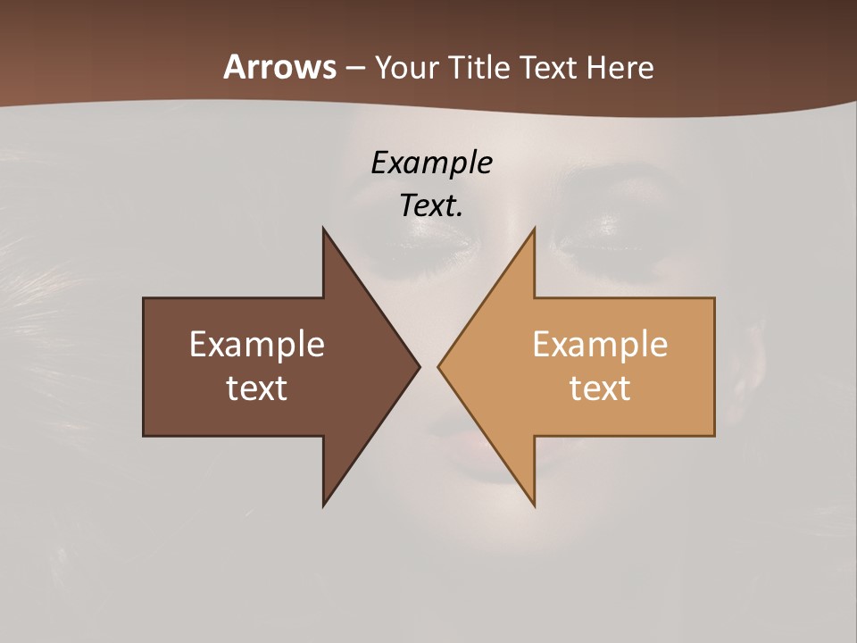 Portrait Graceful Style PowerPoint Template
