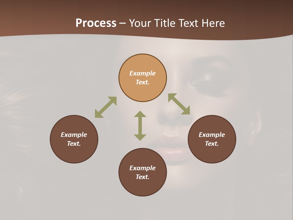 Portrait Graceful Style PowerPoint Template