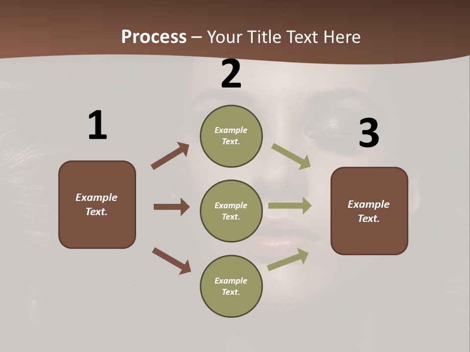 Portrait Graceful Style PowerPoint Template