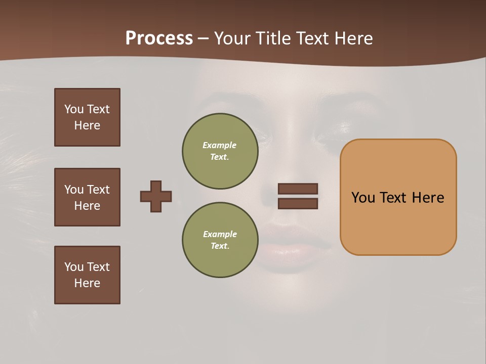 Portrait Graceful Style PowerPoint Template