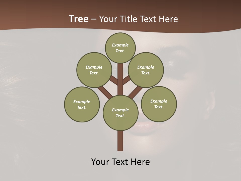 Portrait Graceful Style PowerPoint Template