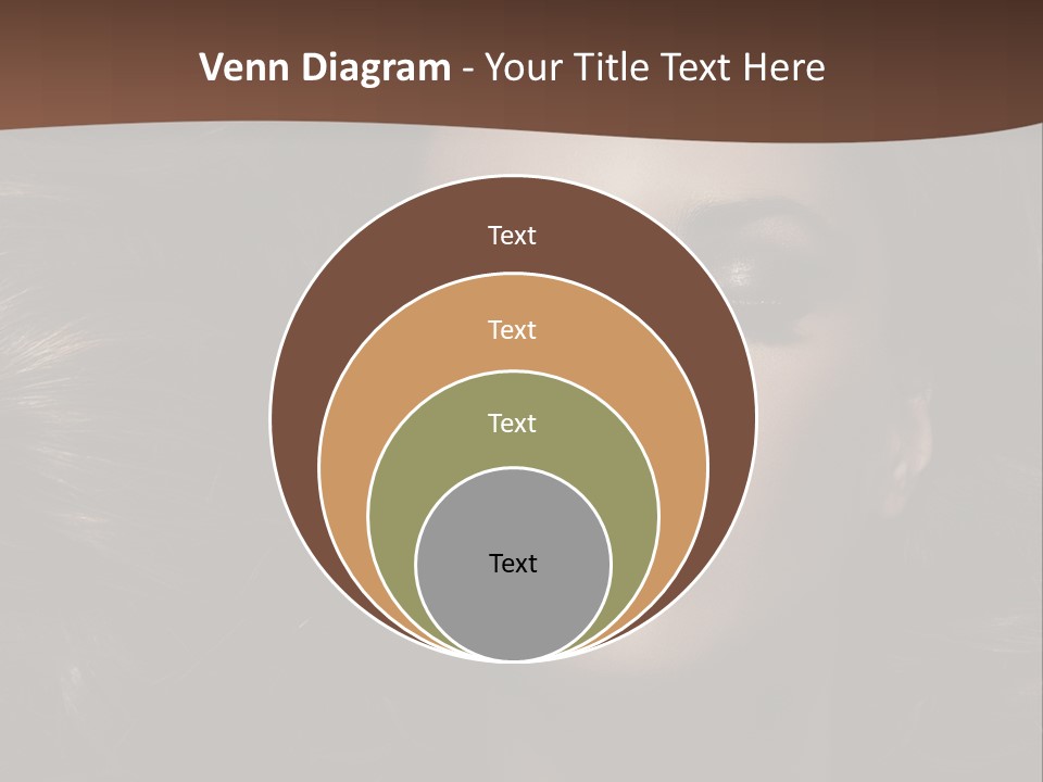 Portrait Graceful Style PowerPoint Template