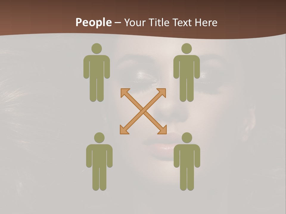 Portrait Graceful Style PowerPoint Template