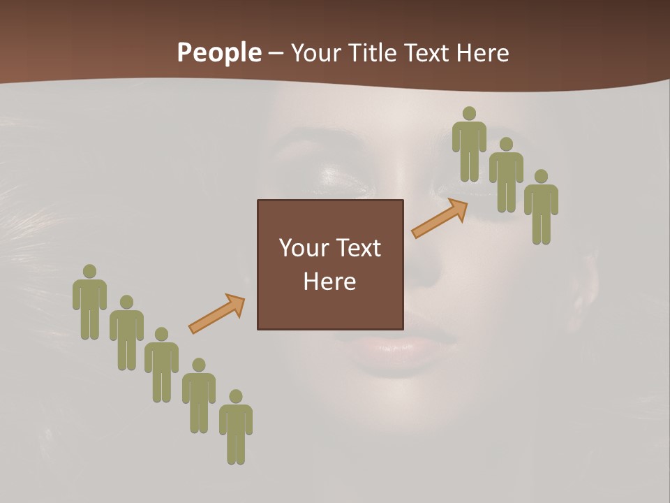 Portrait Graceful Style PowerPoint Template