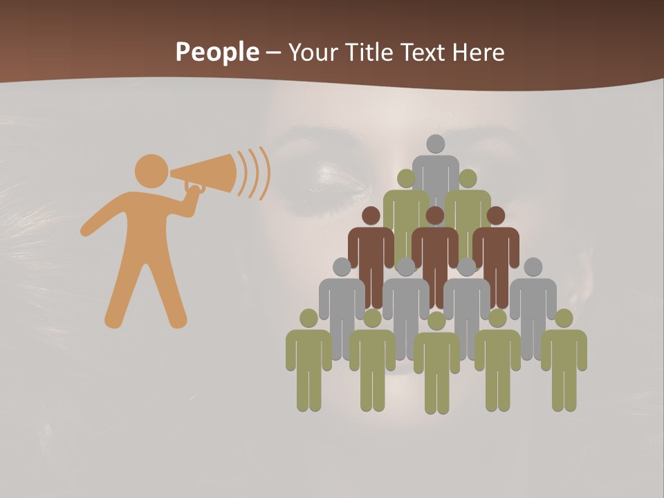 Portrait Graceful Style PowerPoint Template