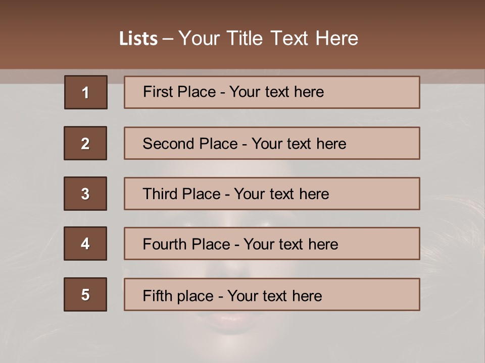 Hairstyle Fashion Style PowerPoint Template
