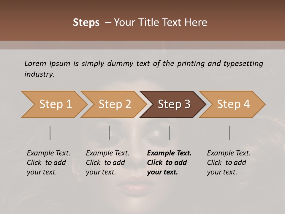 Hairstyle Fashion Style PowerPoint Template