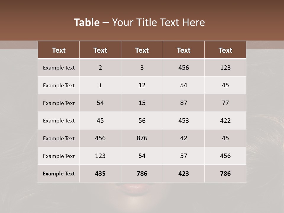 Hairstyle Fashion Style PowerPoint Template