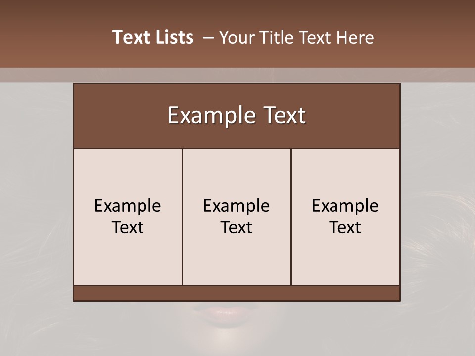 Hairstyle Fashion Style PowerPoint Template