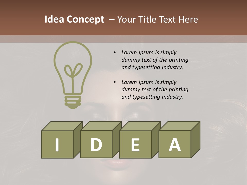 Hairstyle Fashion Style PowerPoint Template