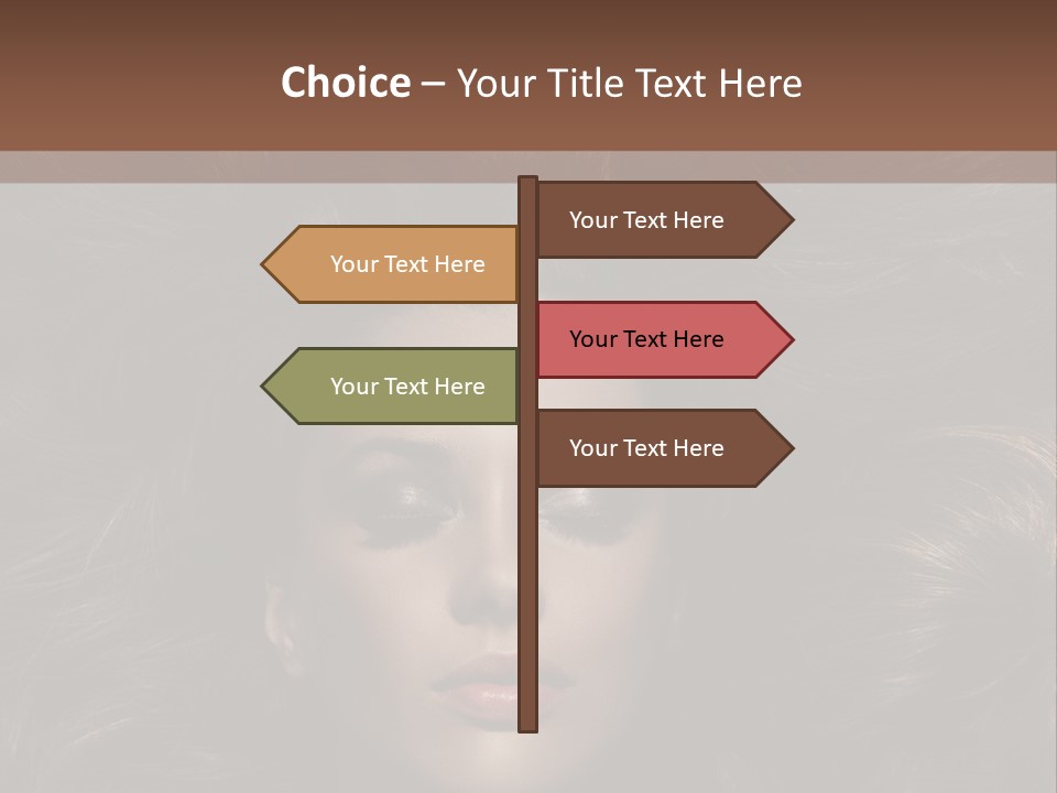 Hairstyle Fashion Style PowerPoint Template
