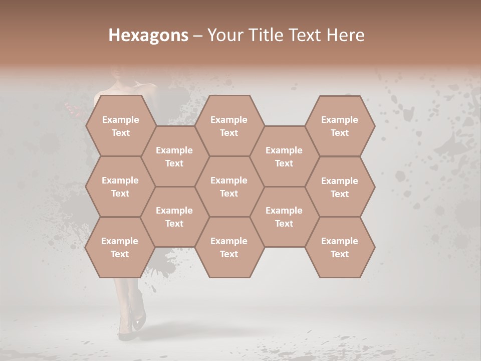 Thin Brunette Heel PowerPoint Template