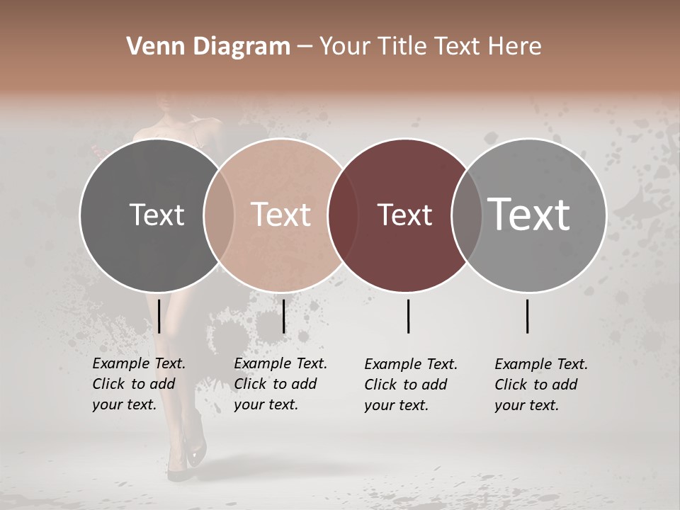 Thin Brunette Heel PowerPoint Template