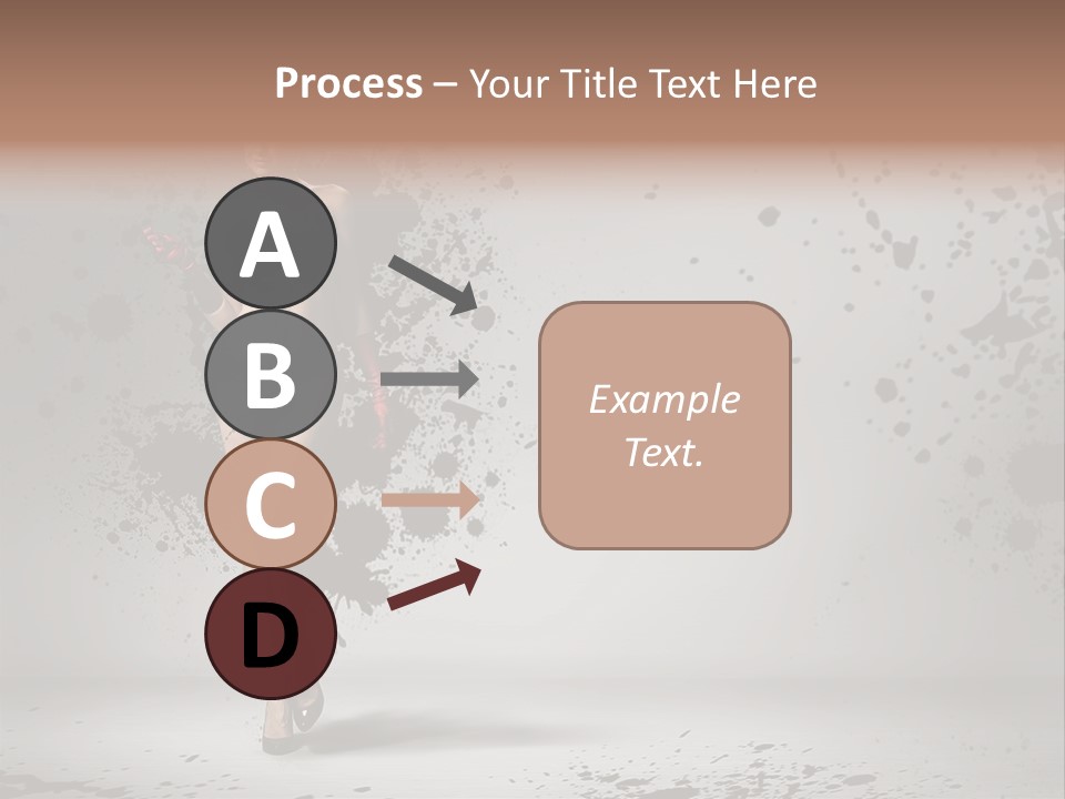 Thin Brunette Heel PowerPoint Template