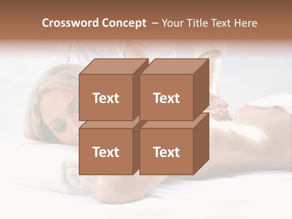 Ocean Massage Back PowerPoint Template