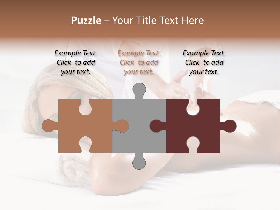 Ocean Massage Back PowerPoint Template