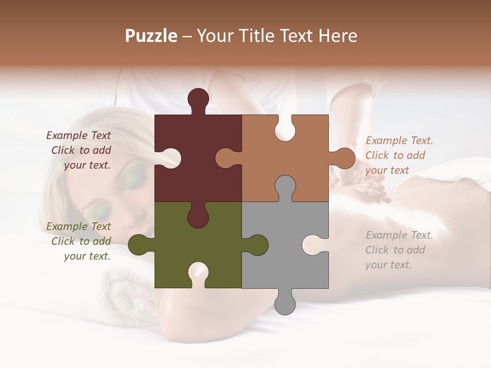 Ocean Massage Back PowerPoint Template