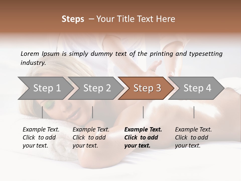 Ocean Massage Back PowerPoint Template