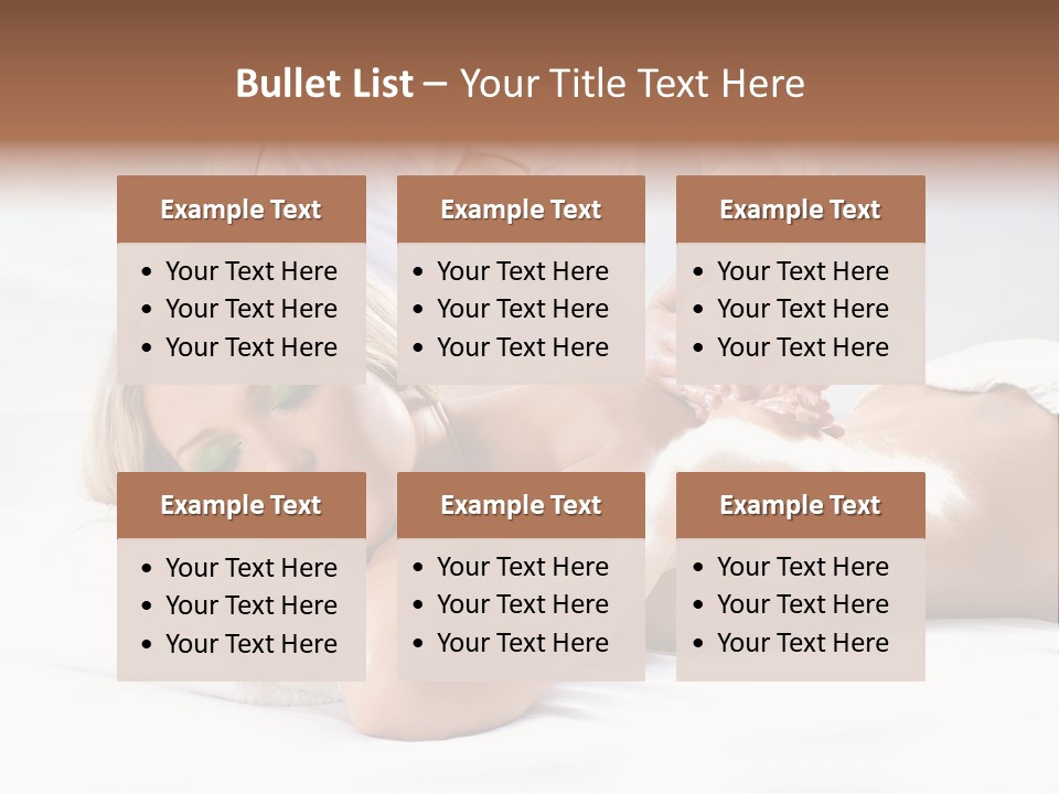 Ocean Massage Back PowerPoint Template