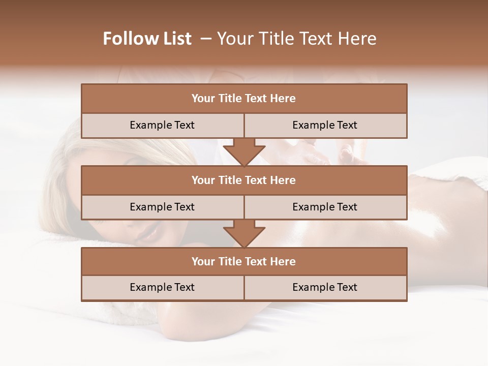 Ocean Massage Back PowerPoint Template