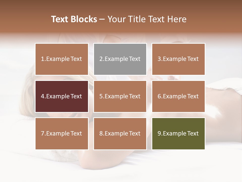 Ocean Massage Back PowerPoint Template