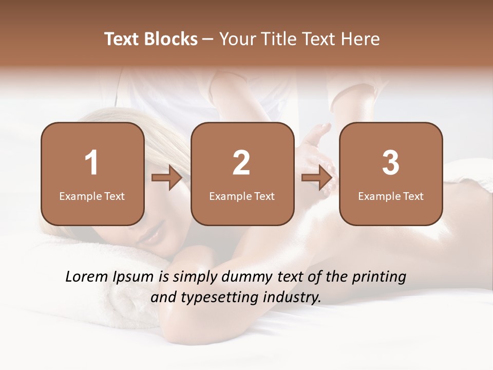 Ocean Massage Back PowerPoint Template