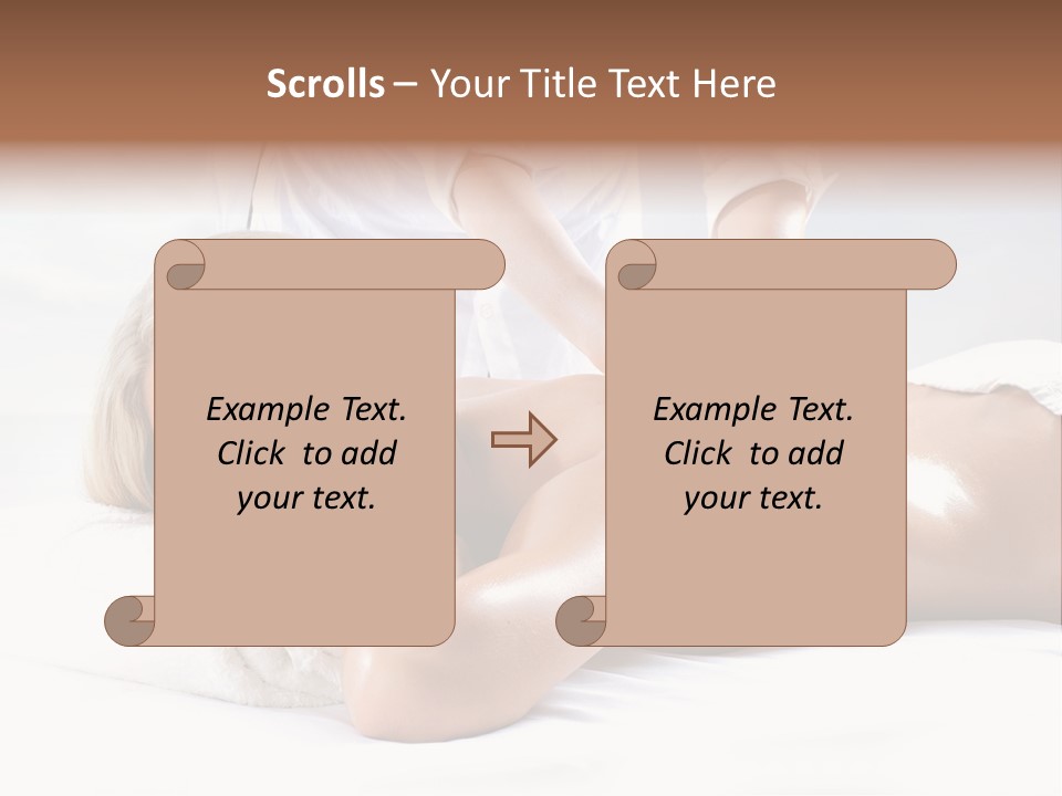 Ocean Massage Back PowerPoint Template