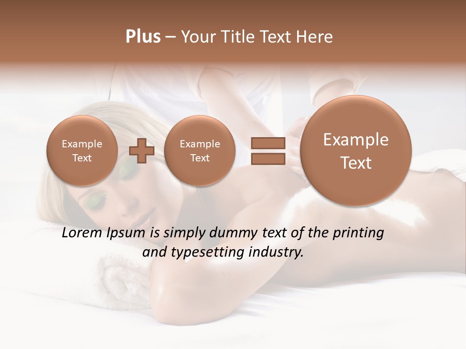 Ocean Massage Back PowerPoint Template