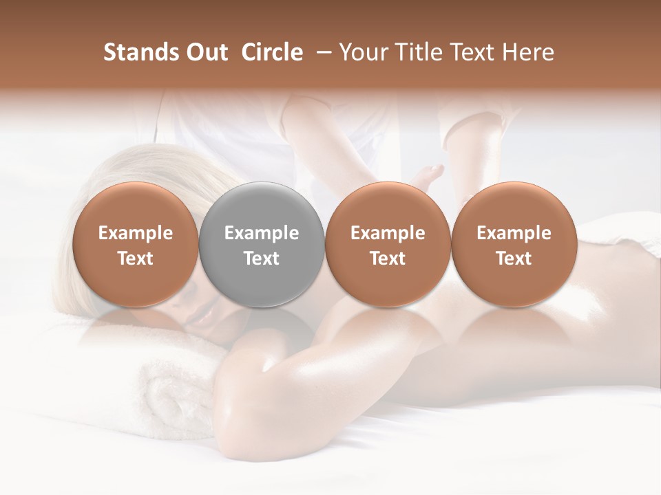 Ocean Massage Back PowerPoint Template