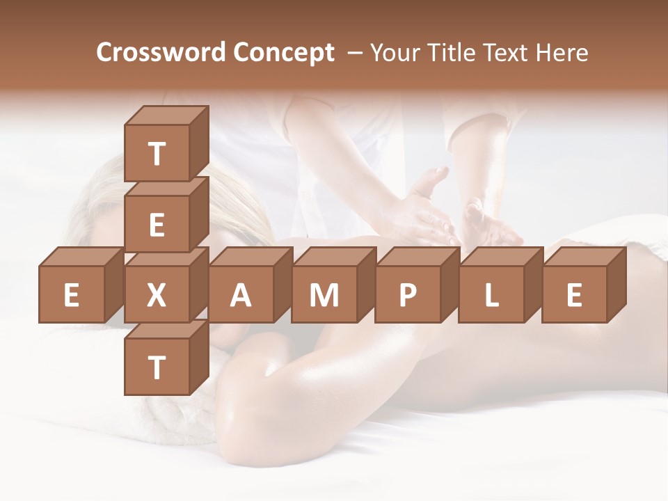 Ocean Massage Back PowerPoint Template