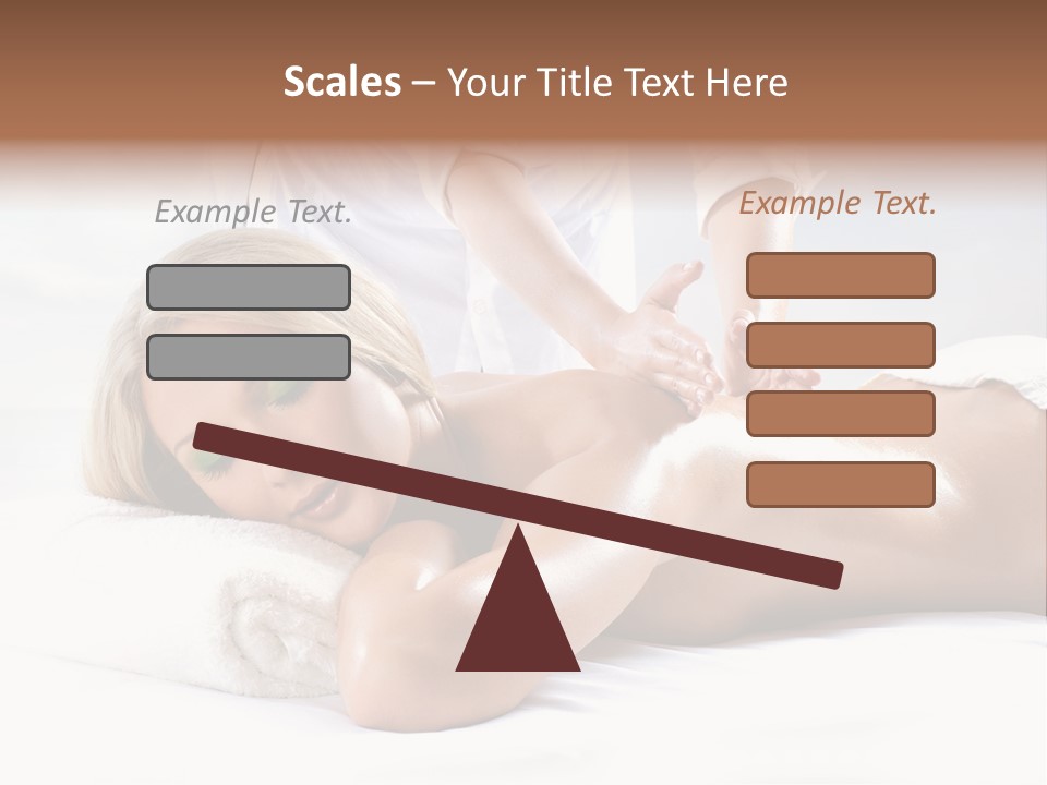 Ocean Massage Back PowerPoint Template