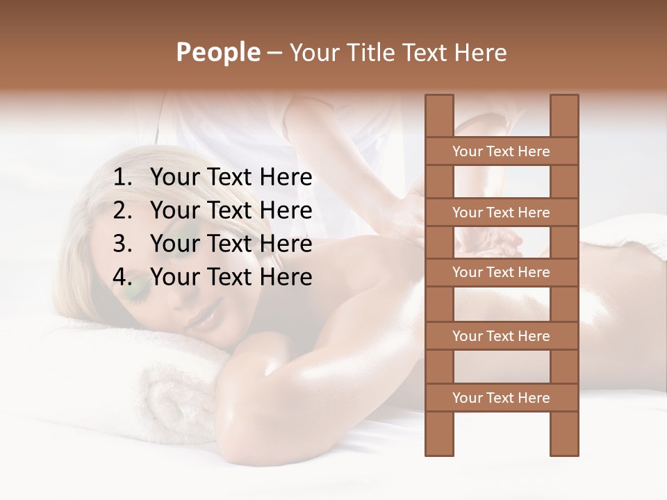 Ocean Massage Back PowerPoint Template
