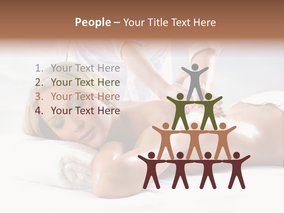 Ocean Massage Back PowerPoint Template