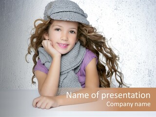 Gorgeous Daughter Child PowerPoint Template