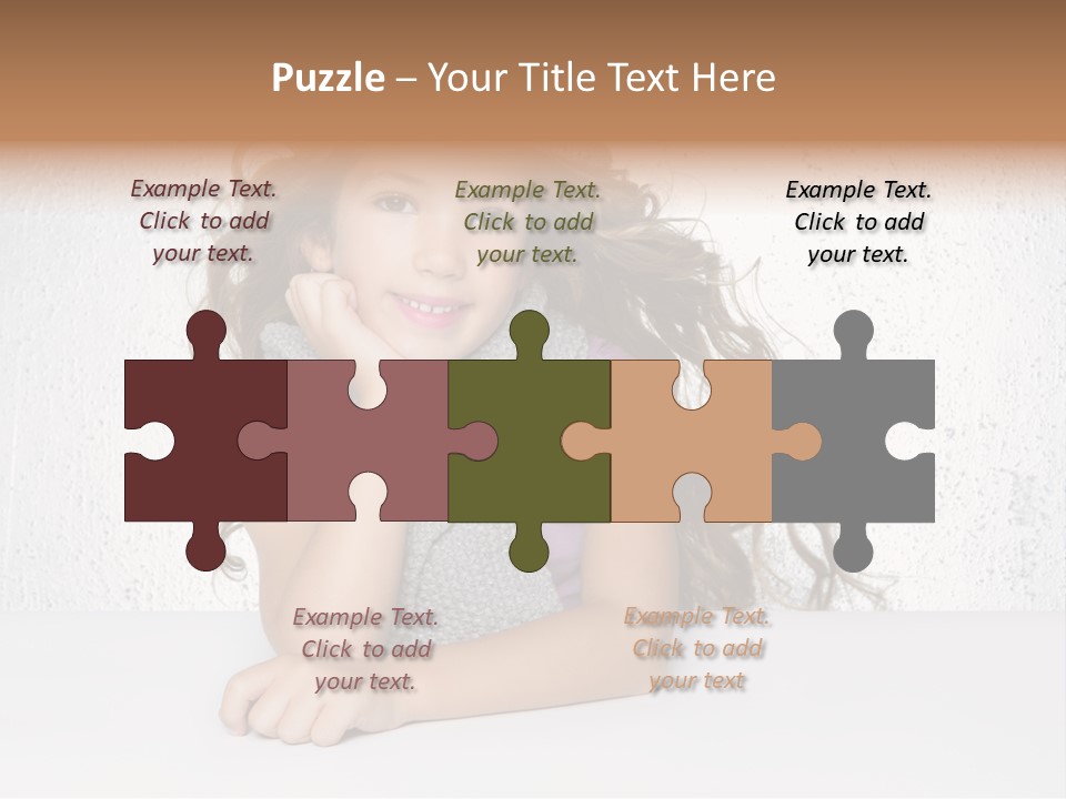 Gorgeous Daughter Child PowerPoint Template
