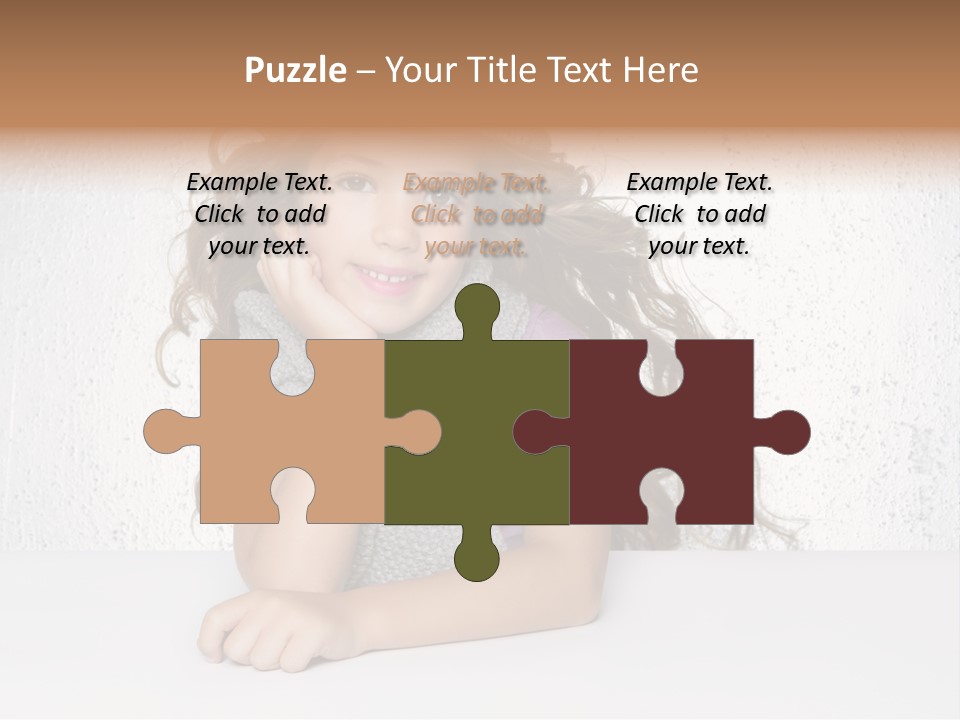 Gorgeous Daughter Child PowerPoint Template