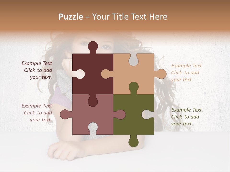 Gorgeous Daughter Child PowerPoint Template