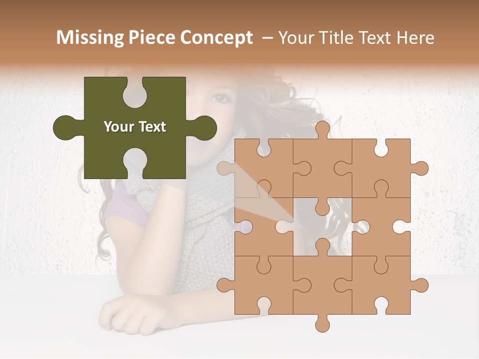 Gorgeous Daughter Child PowerPoint Template