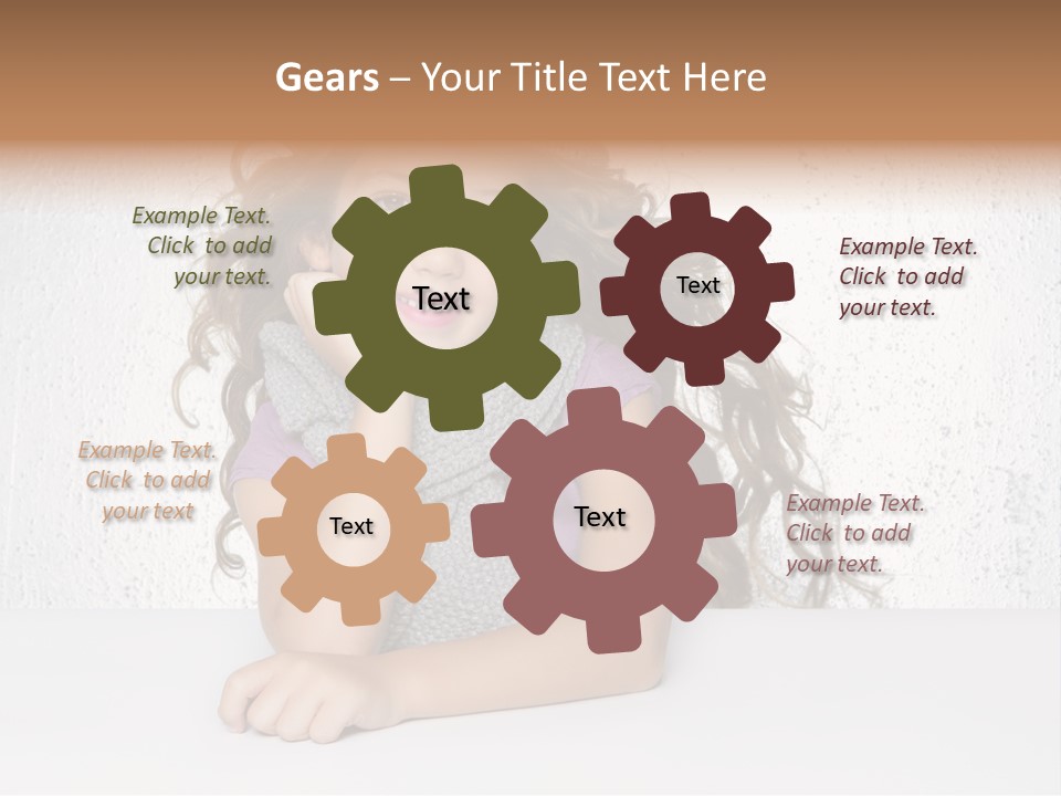 Gorgeous Daughter Child PowerPoint Template