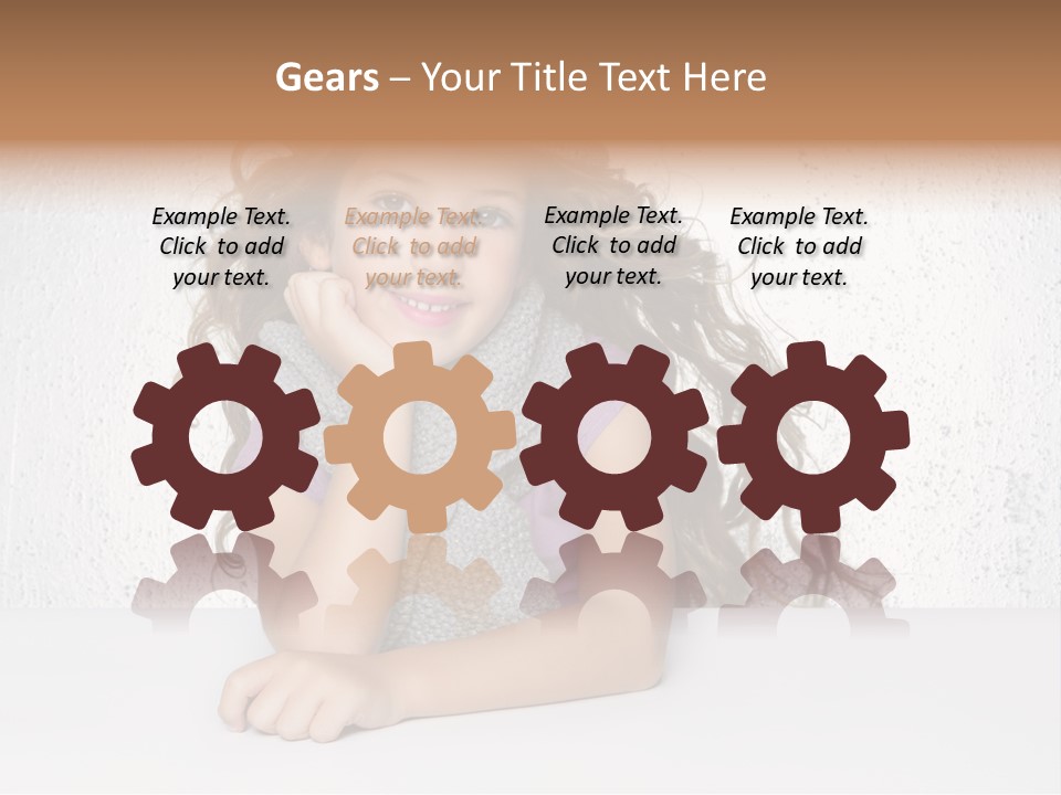 Gorgeous Daughter Child PowerPoint Template