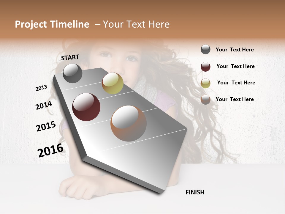Gorgeous Daughter Child PowerPoint Template